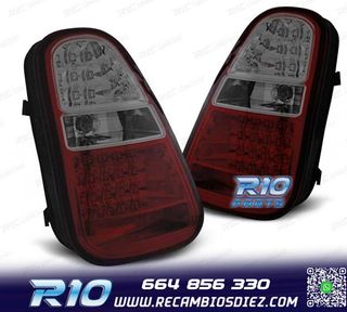 PILOTOS MINI COOPER R50 R52 R53 04-06 LED ROJO AHUMADO