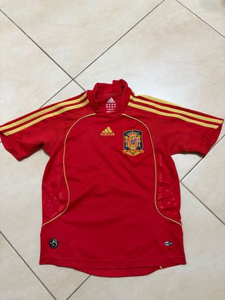 Maglia Spagna Adidas Bambino UEFA 2008 8 Anni
