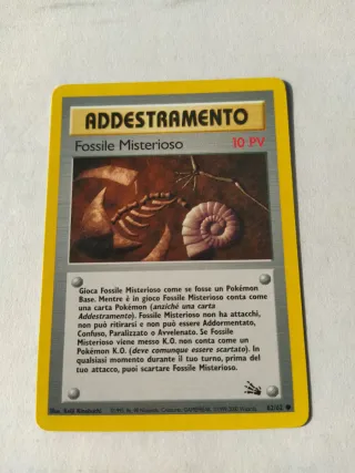 Carte Pokémon Set Fossil