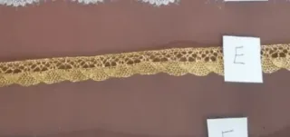 Clara protector fallera dorada