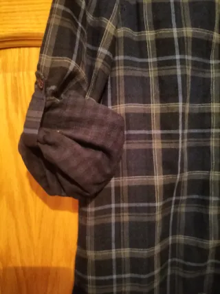 Vestido camisero / Sobrecamisa cuadros Zara TallaM