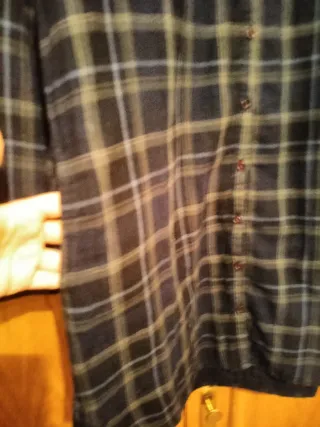 Vestido camisero / Sobrecamisa cuadros Zara TallaM