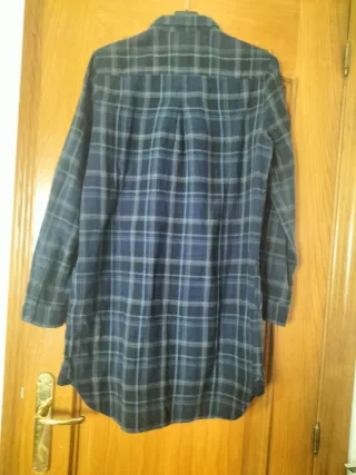 Vestido camisero / Sobrecamisa cuadros Zara TallaM