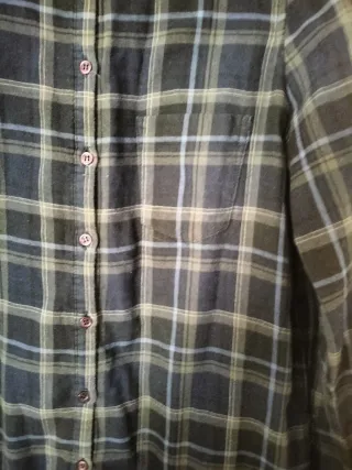 Vestido camisero / Sobrecamisa cuadros Zara TallaM