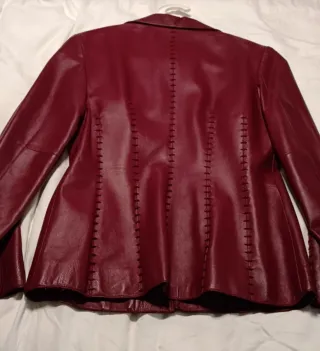 Americana MNG Piel Burdeos