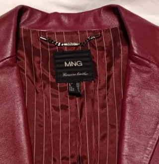 Americana MNG Piel Burdeos