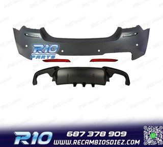 PARAGOLPES TRASERO BMW F10 10-13 LOOK M PDC