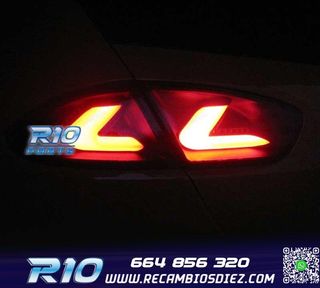 PILOTOS SEAT LEON II 09-13 CARDNA FULL LED NEGRO AHUMADO
