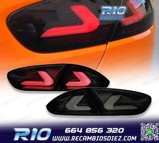 PILOTOS SEAT LEON II 09-13 CARDNA FULL LED NEGRO AHUMADO