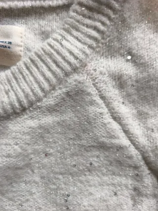 Jersey plateado mujer talla M