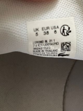 Zapatillas Lacoste Blancas