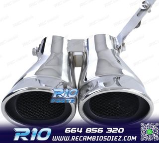 COLA ESCAPE MERCEDES CLASE C W203 00-07 CROMO