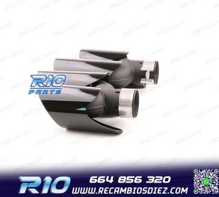 COLAS ESCAPE PORSCHE MACAN 95B 14-17 LOOK GTS NEGRO