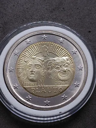 2€ commemorativo Italia 2016. Plauto