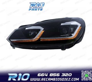 FAROS VOLKSWAGEN VW GOLF 6 08-13 LOOK SILVER GOLF 7 DINAMICO