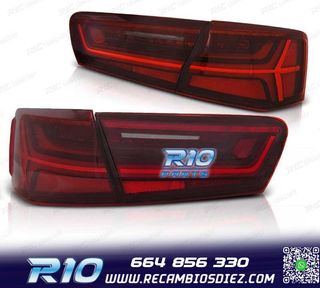 PILOTOS AUDI A6 C7 11-14 ROJOS INTERMITENTE LED DINAMICO