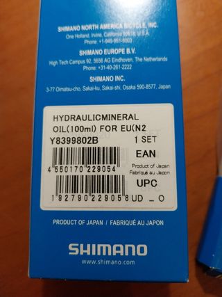 Kit Mangueras Freno Shimano A ESTRENAR