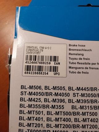 Kit Mangueras Freno Shimano A ESTRENAR