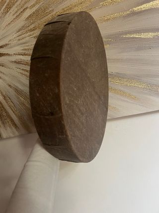 Tambor chamánico artesanal piel de cordero redondo