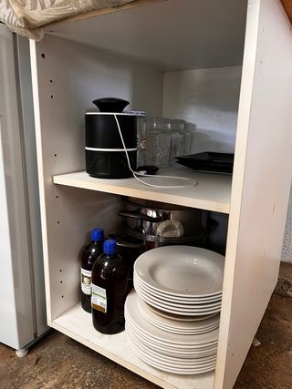 3 Módulos cocina blanco aglomerado