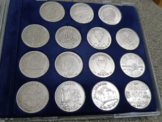 Estuche Monedas FC Barcelona de plata