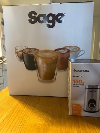 Cafetera Espresso Sage Bambino +molinillo regalo