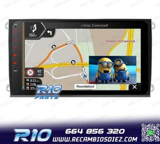 RADIO GPS ANDROID 12 PARA PORSCHE CAYENNE 03-10 9" USB GPS T