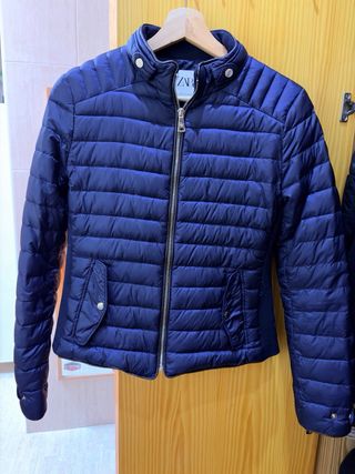 Plumas Zara Azul Marino