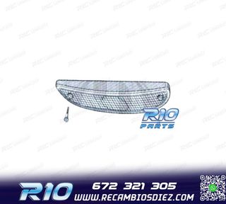 TULIPAS BLANCAS DE INTERMITENTES FRONTALES PARA RENAULT TWIN