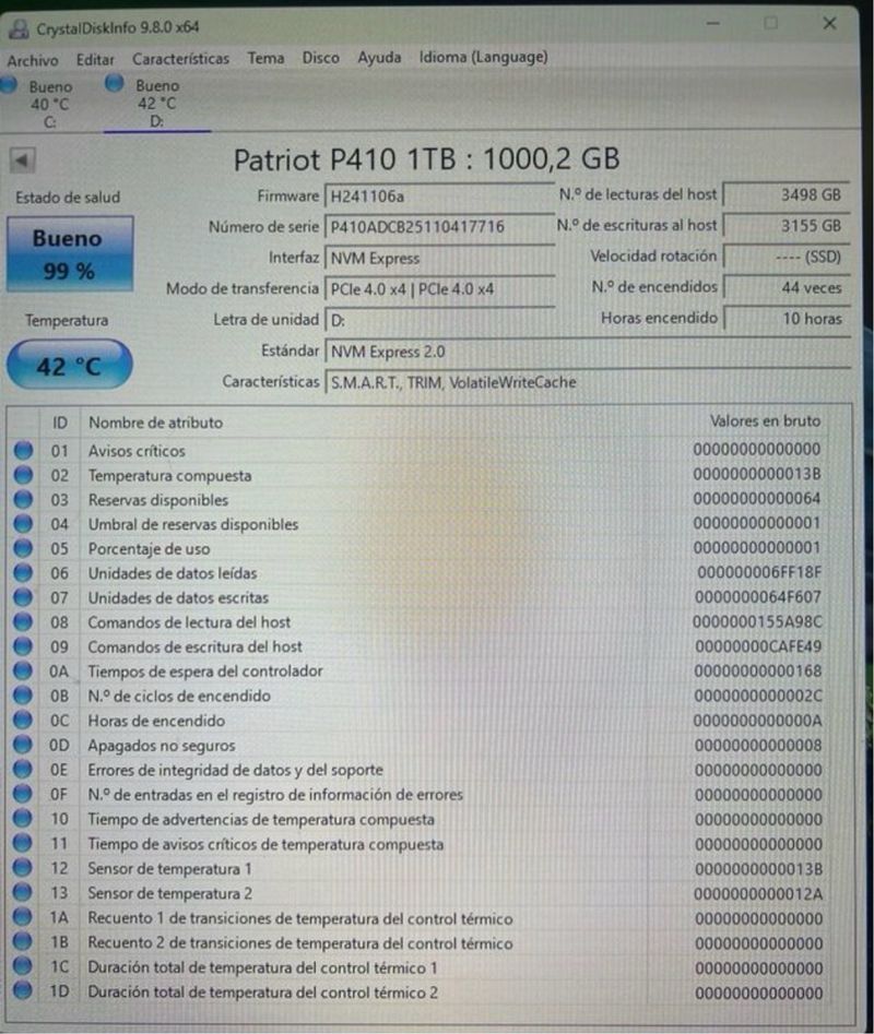 SSD Patriot P410 1TB afbeelding 5