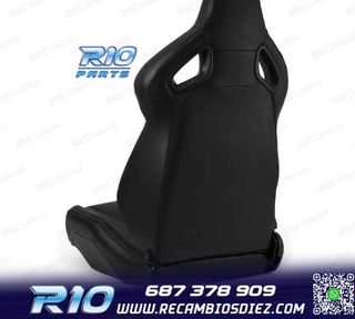 ASIENTO BAQUET UNIVERSAL CUERO NEGRO ESTILO SPORTSTER