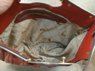 Bolso de piel vintage mujer