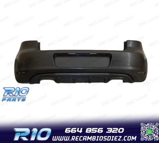 PARAGOLPES TRASERO VOLKSWAGEN VW GOLF 6 DOBLE SALIDA