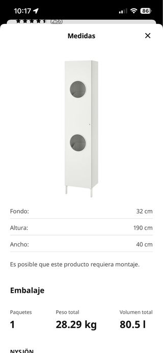 Mueble Colada Blanco