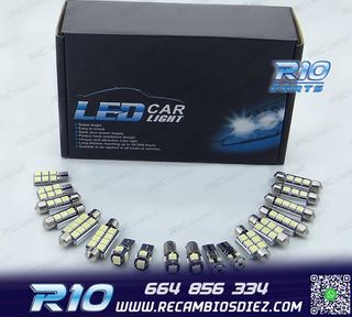 KIT 12 BOMBILLAS LED INTERIOR OPEL INSIGNIA SEDAN BERLINA HA