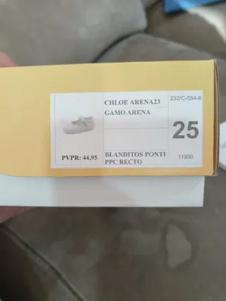 Blanditos Chloe Arena T. 25