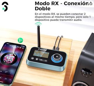 Transmisor Receptor Bluetooth 5.0 Soomfon