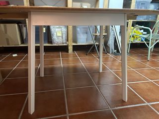 Mesa de comedor de Ikea con alas abatibles