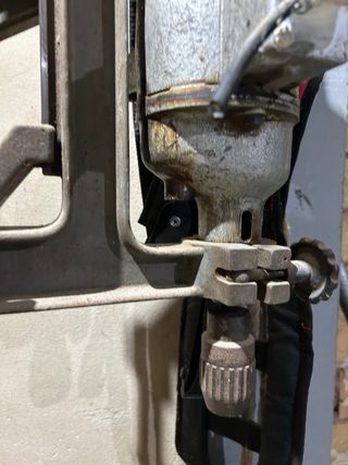 Taladro de columna antiguo