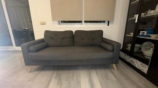 Conjunto 2 sofas de tela