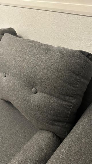 Conjunto 2 sofas de tela