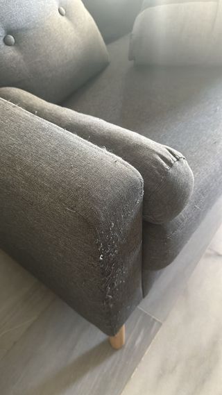 Conjunto 2 sofas de tela