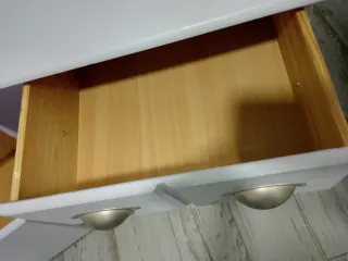 Dos mesitas madera maciza