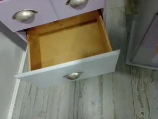 Dos mesitas madera maciza