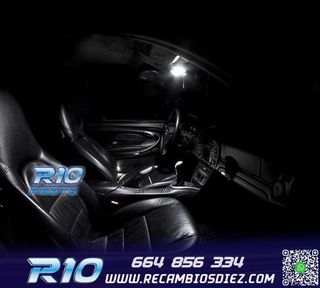 KIT 8 BOMBILLAS LED INTERIOR PARA HONDA CIVIC 06-12