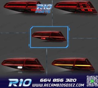 PILOTOS VOLKSWAGEN VW GOLF 7 7.5 12-20 LOOK 7.5 INTERMITENTE