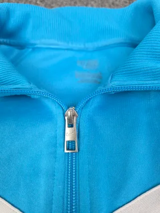 Sudadera Nike cremallera azul y blanco