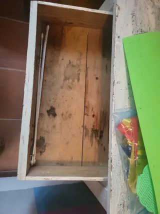 Mesa antigua cocina madera