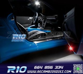KIT 12 BOMBILLAS LED INTERIOR PARA PORSCHE 911 997 CARRERA T