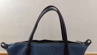Bolso María Mare Azul y Blanco